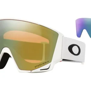 Oakley Flow Scape L, Prizm Sage Gold Iridium & Iced / matte white Begrenztes Angebot