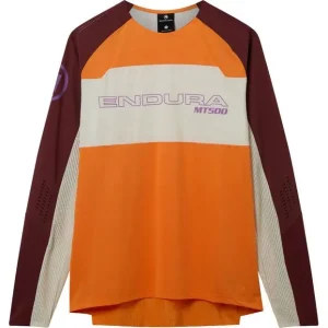 Endura MT500 Burner Lite Langärmeliges Trikot, end orange Top-Seller