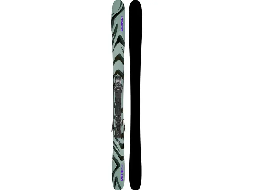 Solange Der Vorrat Reicht Salomon QST 92 + M11 GW L100, iceberg green/dark grey/ultra violet
