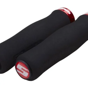 SRAM Locking Grips Contour Foam, black/red clamp Abverkauf