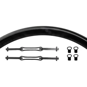 ORTLIEB Quick Rack Mudguard - Road (38 mm), black Top-Seller