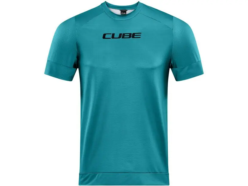 Neu Im Sortiment Cube ATX Rundhalstrikot kurzarm, light blue