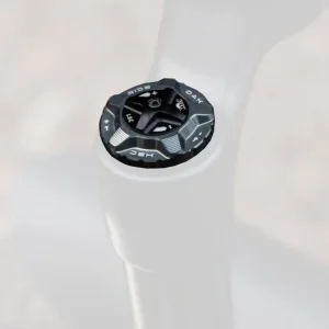Heißes Angebot OAK Components Forkcap HSC für Fox 34, 36, 38, 40, lunargrey