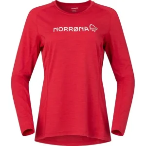 Norrona fjørå equaliser lightweight Long Sleeve W's, aura orange Neue Kollektion