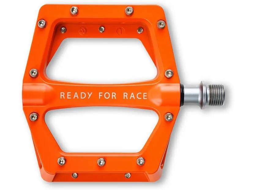 Super-Preis Cube RFR Pedale Flat Race, orange