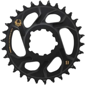 Rabatt SRAM Eagle X-Sync 2 Kettenblatt - 3 mm Offset / Boost, black/gold