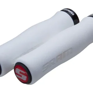 SRAM Locking Grips Contour Foam, white/black clamp Schnäppchen