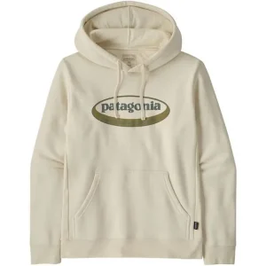 Nur Für Kurze Zeit Patagonia Men's '95 Oval Logo Uprisal Hoody, birch white