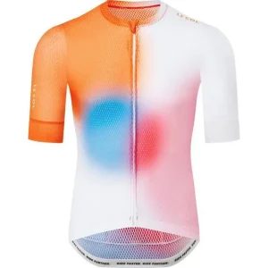 Heißes Angebot Le Col Pro Air Jersey, white/saffron/multi