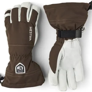 Finale Aktion Hestra Army Leather Heli Ski 5 Finger, espresso
