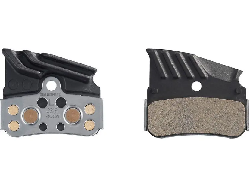 Letzte Chance Shimano N04C-MF Metall Scheibenbremsbelag mit Kühlrippen