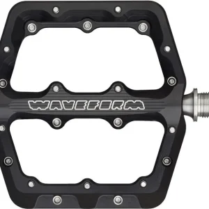 Wolf Tooth Waveform Aluminium Pedals - Large, black Versand Am Gleichen Tag