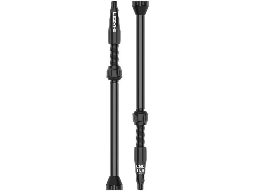 Solange Der Vorrat Reicht Lezyne CNC TLR Valves - 80 mm, black