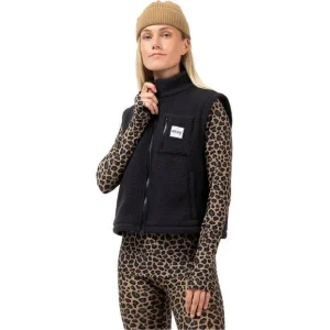 Eivy Boxy Sherpa Vest, black Mega-Angebot