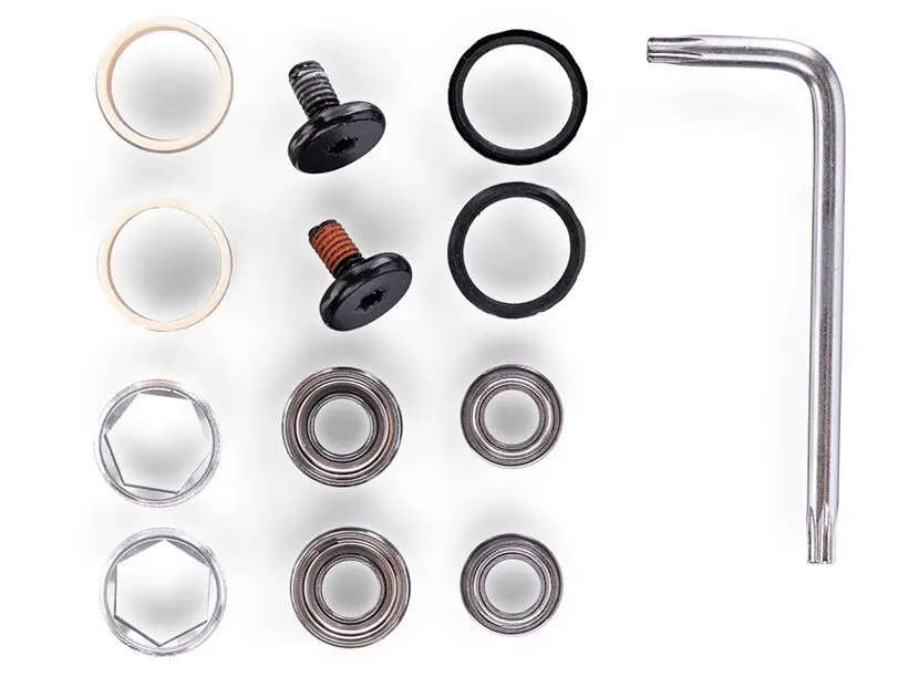 Crankbrothers Pedal Refresh Kit - Stamp 2/3, black Sichere Zahlung