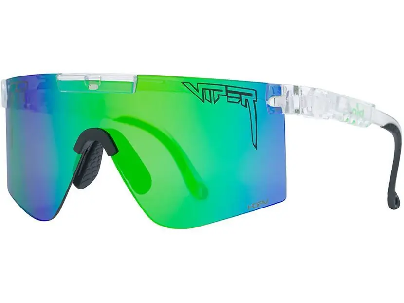 Neu Im Sortiment Pit Viper The Originals 2.0 Wide, The Bio Clear / HDPV Polarized Blue-Green