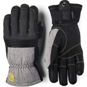 Hestra Couloir 5 Finger, light grey/black Super-Preis