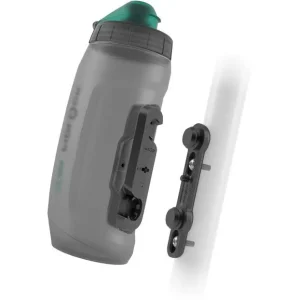 Fidlock Twist Bottle 590 Antibacterial + Bike Base, transparent black Aktuell