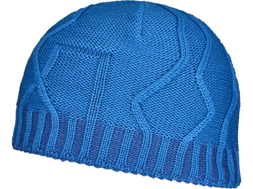 Ortovox Merino Tangram Knit Beanie, mountain blue Sofort Bestellen