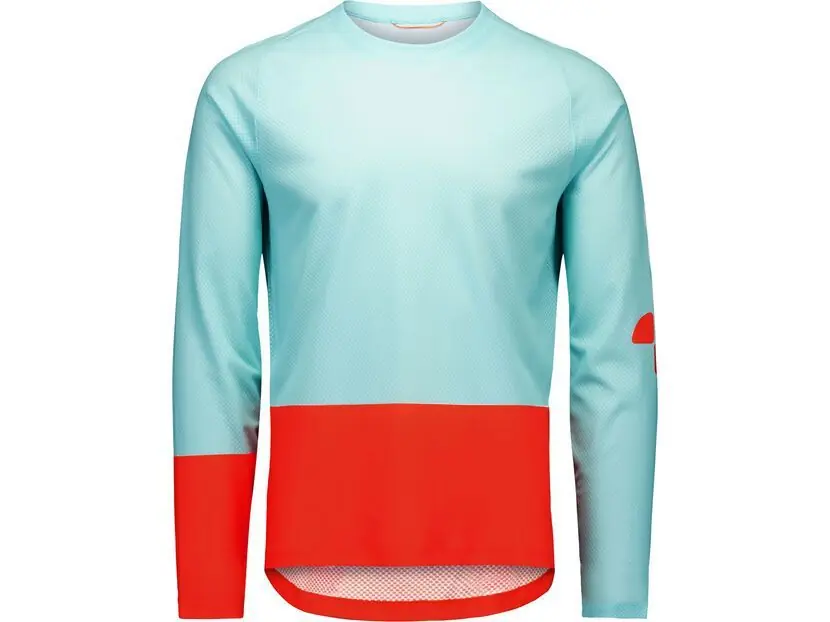 POC M's Motion Air Long Sleeve MTB Jersey, lazurite blue/carnelian orange Saisonangebot