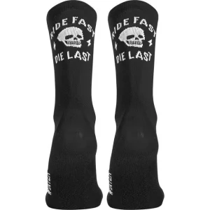 Northwave Ride Fast Die Last Sock, black Echt