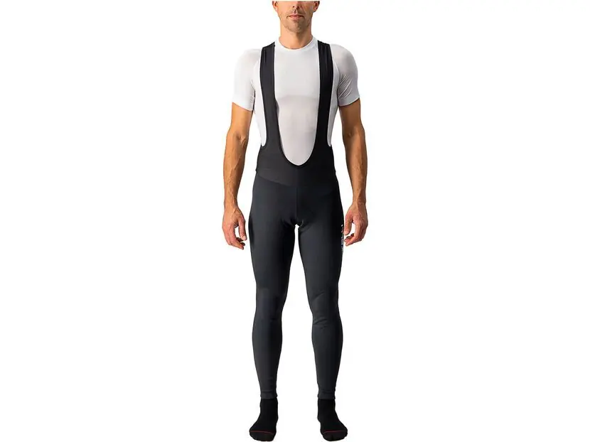 Castelli Entrata Wind Bibtight, black Preisreduziert