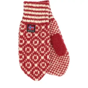 Kracherpreis Devold Svalbard Wool Mitten, hindberry/offwhite