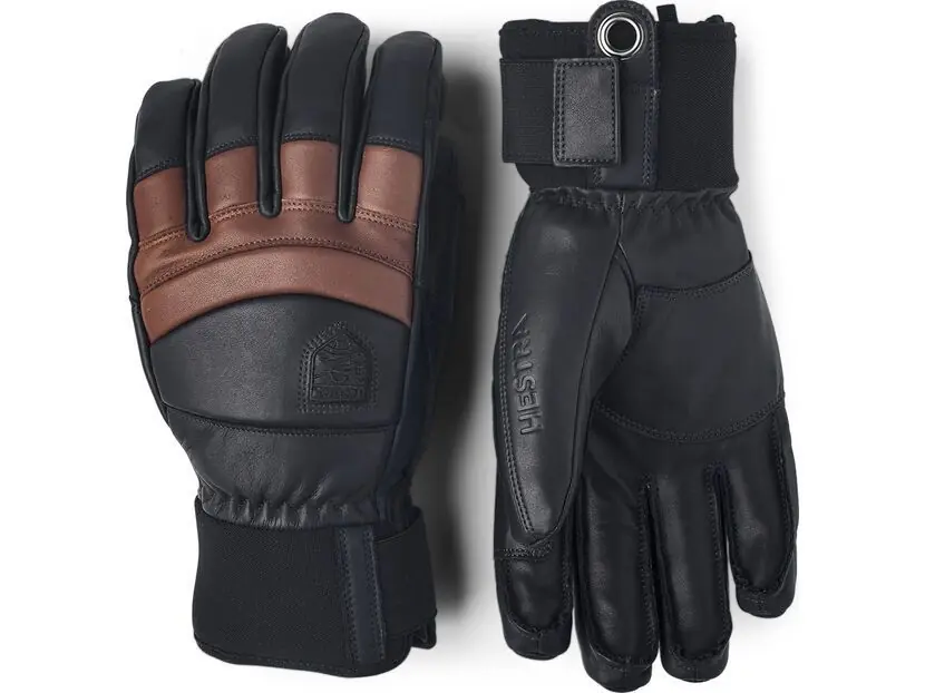 Echt Hestra Fall Line 5 Finger, navy/brown
