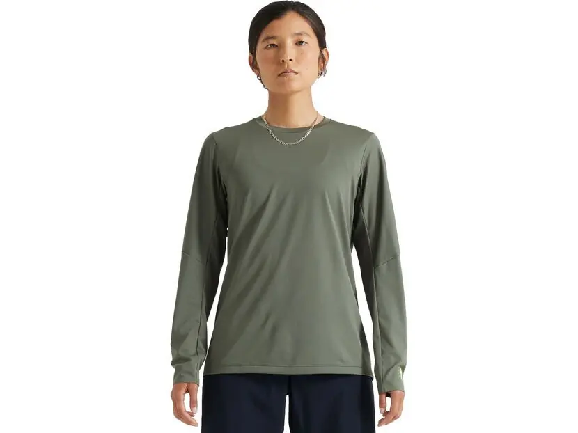 Ausverkauf Specialized Women's Gravity Training Long Sleeve Jersey, oak green