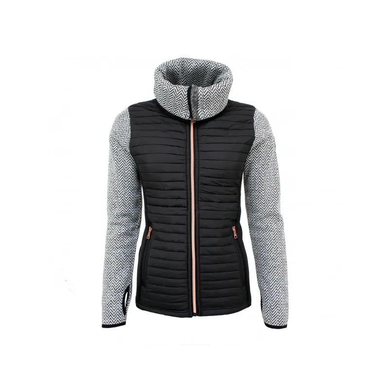 Top-Seller Peak Mountain Fleece mit gesteppten Einsätzen Damen