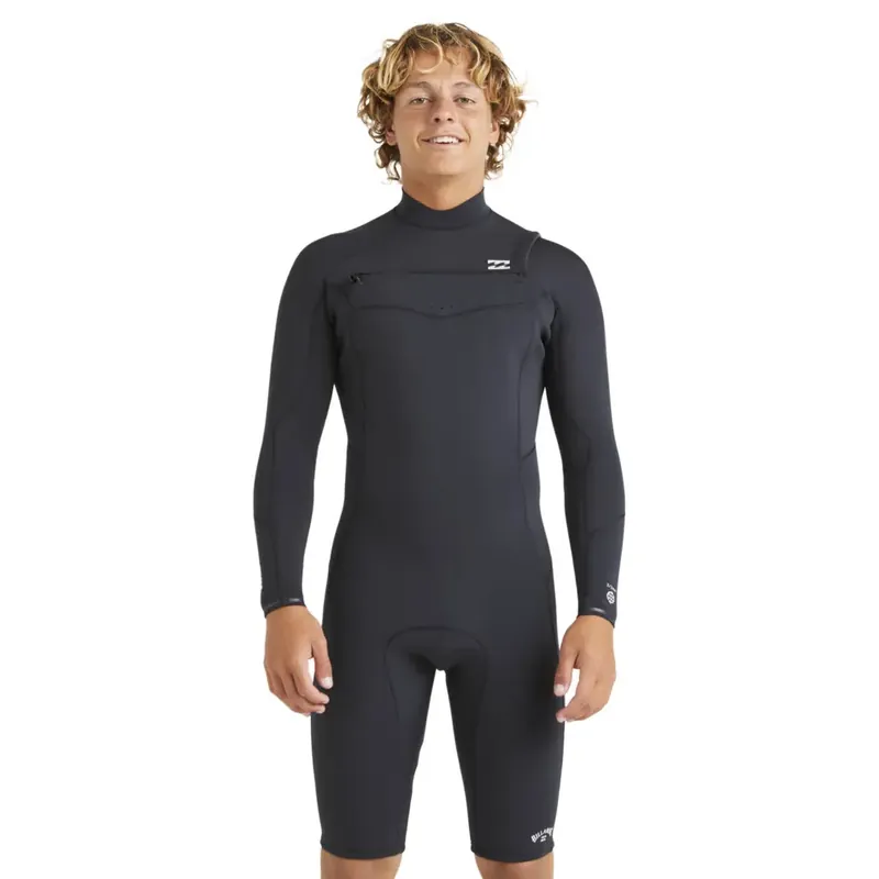 Billabong Surf-Shorty-Anzug 2/2 Absolute Natural Front-Zip Rabatt