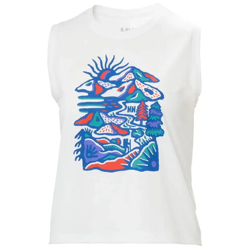 Geprüft Helly Hansen Damen-Top Skog Graphic
