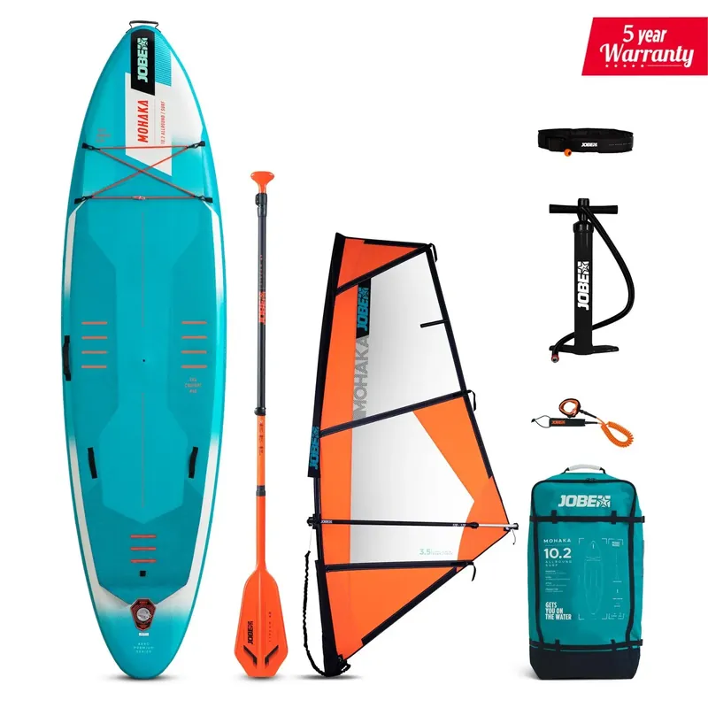 Neue Ware Jobe Sports Aufblasbares Stand-Up-Paddle-Board + Segel Mohaka 10.2