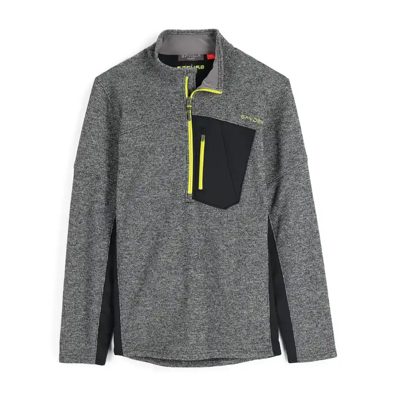 Spyder Halb-gezipptes Fleece Bandit Hybrid Letzte Chance