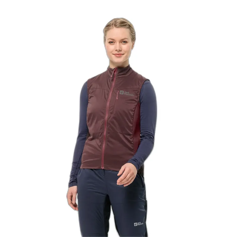 Echt Jack Wolfskin Weste in Übergröße Frau Morobbia Alpha