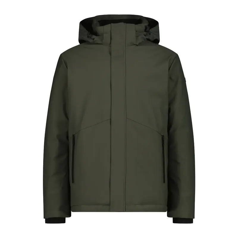Neu CMP Skijacke mit Kapuze Snaps