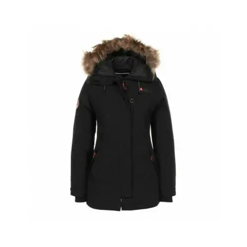 Peak Mountain Parka mit echtem Pelz Frau Akagan Geprüft