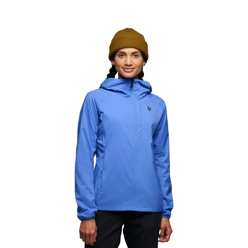 Black Diamond Isolierter Kapuzenpullover für Frauen Alpine Start Markenprodukt
