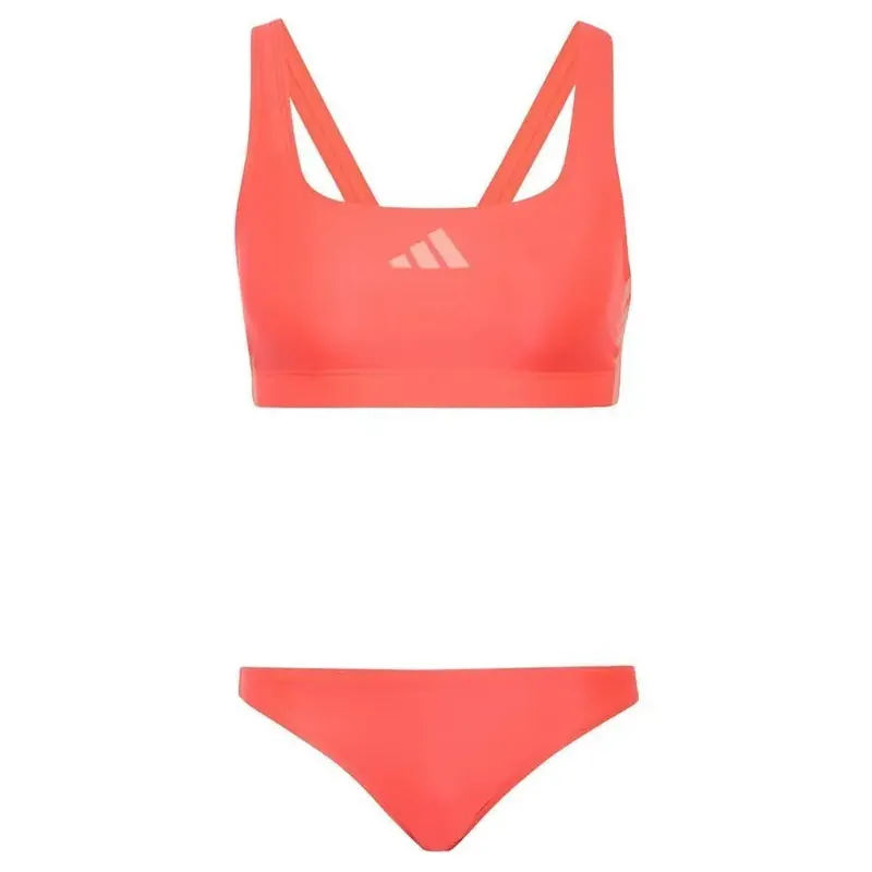 adidas Bikini mit V-Ausschnitt für Damen 3-Stripes Heißes Angebot