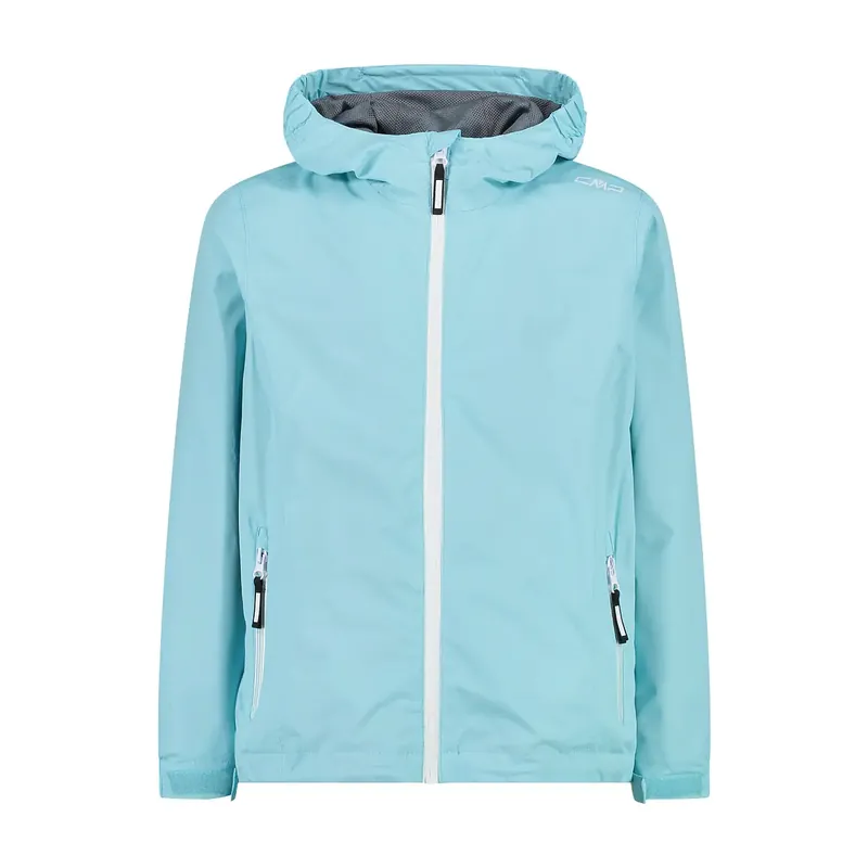 CMP Mädchen Regenjacke mit Kapuze Echt