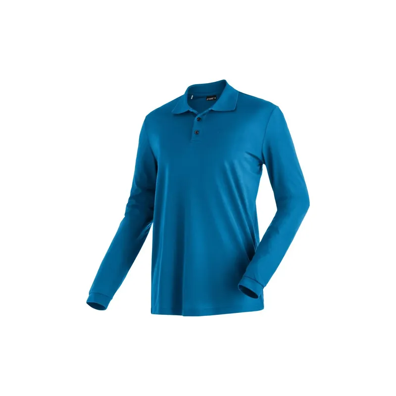 Neuheit Maier Sports Langärmeliges Polo-Shirt Ulrich