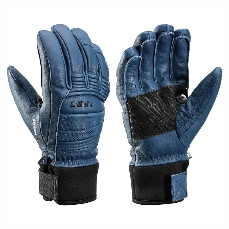 Garantierte Lieferung LEKI Copper 3D Pro Skihandschuhe blau
