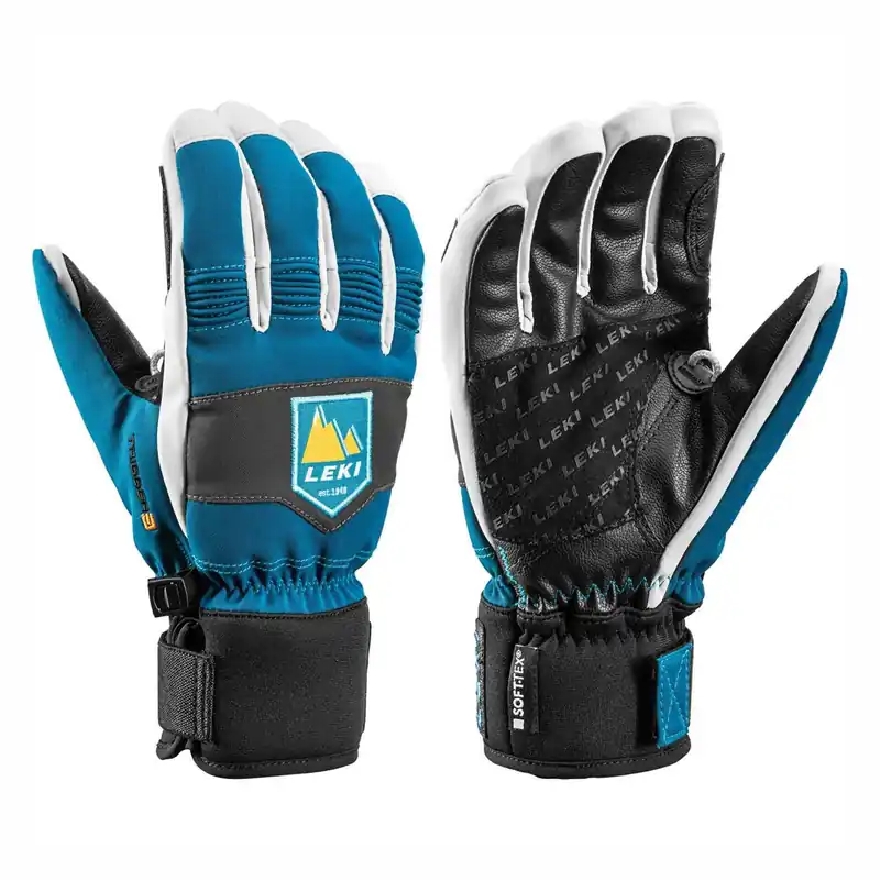 LEKI Patrol 3D Kinder Skihandschuhe blau Preiswert