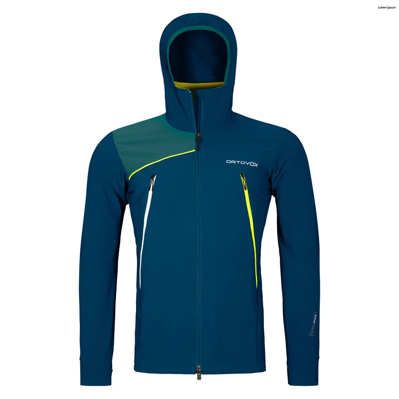 Ortovox Pala Hooded Jacket M Softshelljacke blau Sale