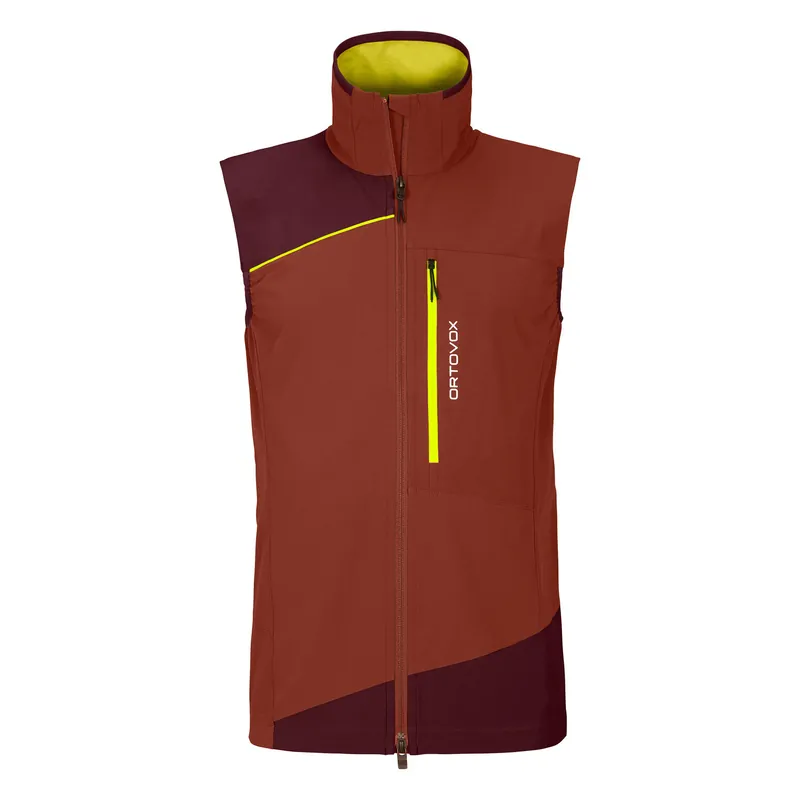 Ortovox Pala Light Vest M Softshellweste orange Echt