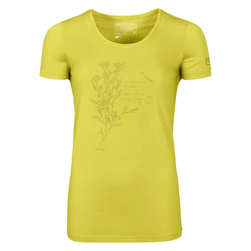 Aktuell Ortovox 120 Cool Tec Sweet Alison TS W T-Shirt gelb