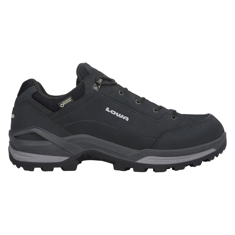LOWA Renegade GTX Lo Wide Herren Wanderschuhe schwarz/graphit Markenware