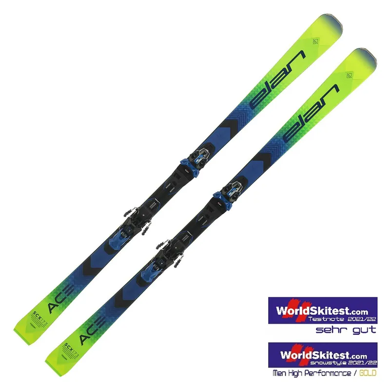elan ACE SCX Fusion X Crossover Ski Set 2023/24 Schneller Versand