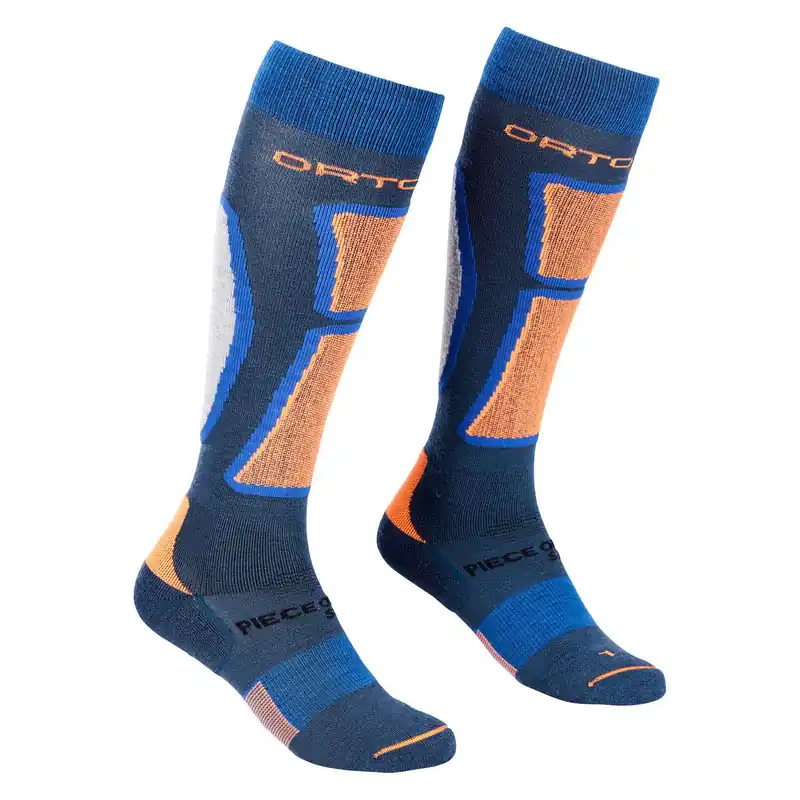 ORTOVOX Ski Rock n Wool Long Socks M Skitourensocken blau Zertifiziert