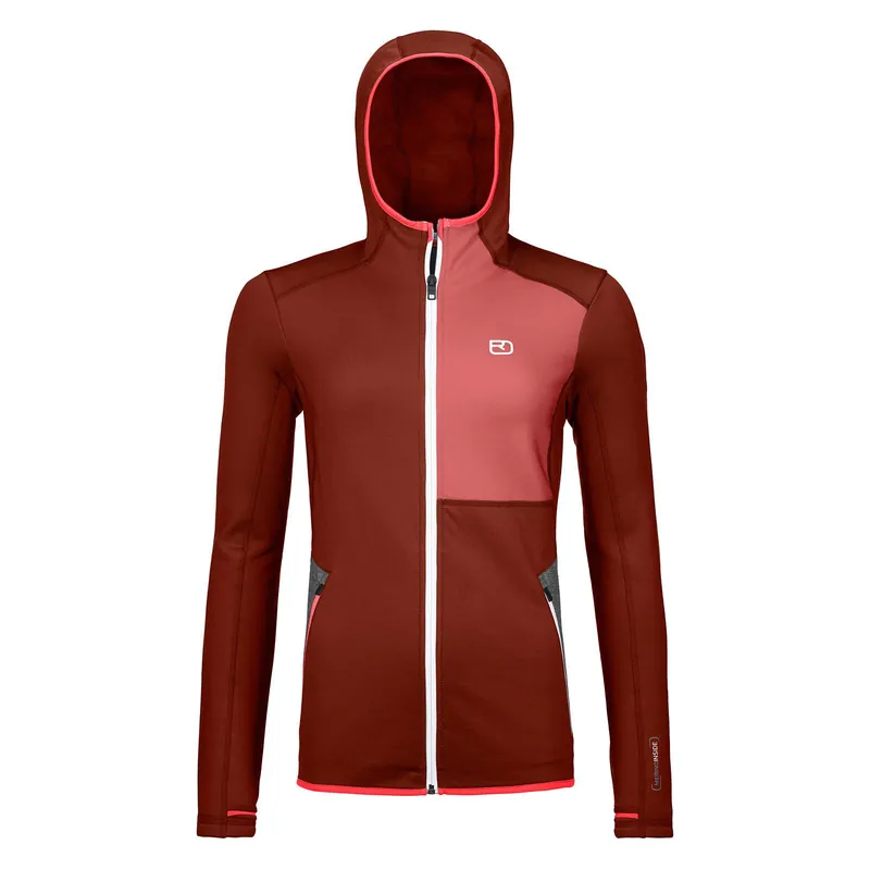 ORTOVOX Fleece Hoody W Fleecejacke rot Neu